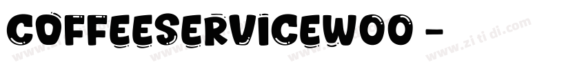 CoffeeServiceW00 字体转换